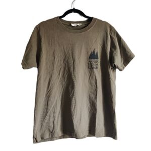 Maison Kitsune CAMP Green Men's Shirt
